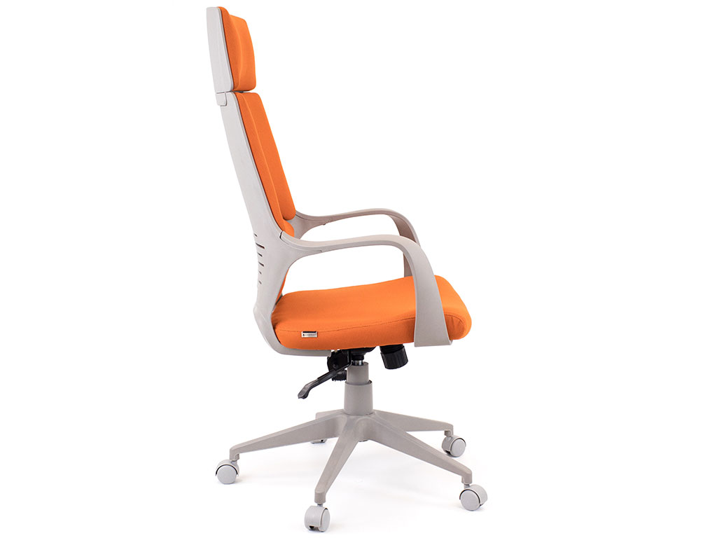 Кресло Trio Grey ткань оранжевая